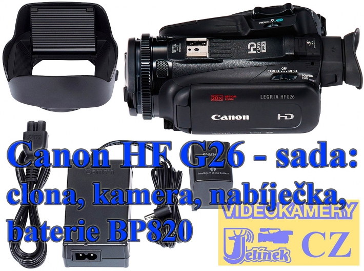 Pořizovací sada videokamery Canon LEGRIA HF G26