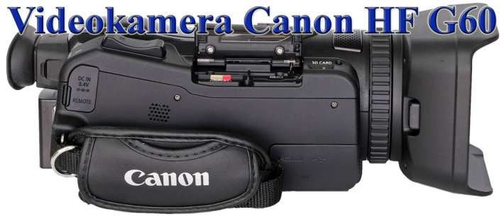 Videokamera Canon HF G60 s velkým snímačem 1,0 