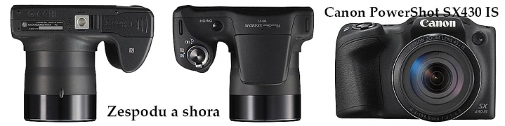 Canon PowerShot SX430 IS: tři pohledy na přístroj...
