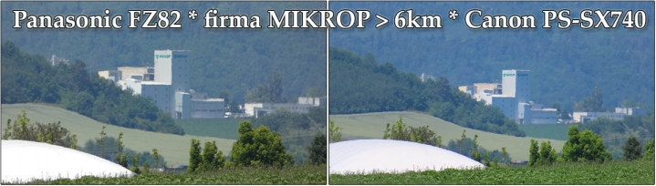 Názorné srovnání snímků z Fotoaparátů na 6 kilometrů 