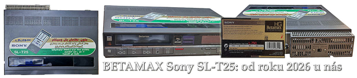 BETAMAX Sony SL-T25 funguje od letoška v naší firmě BETAMAX Sony SL-T25 funguje od letoška v naší firmě