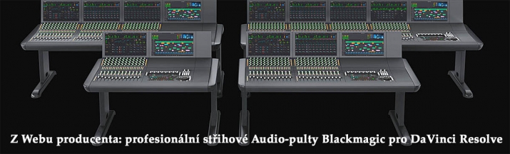 Zcela profesionální pulty pro využití s DVR17-Audio 