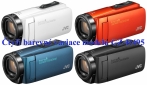 Čtyři barvy základních řad videokamer JVC