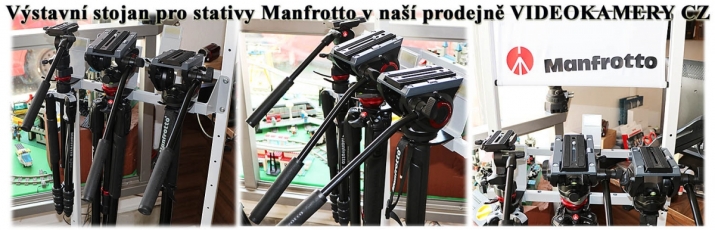 Předváděcí stojan na značkové stativy MANFROTTO 