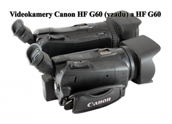 Videokamery Canon HF G60 a HF G50: srovnání strojů