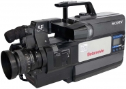 První kamera Sony Beta Movie BMC-500 z roku 1984