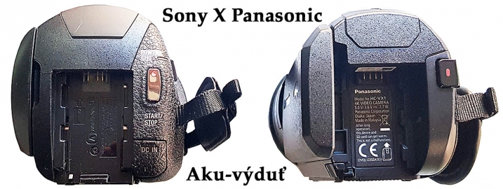 Výdutě obou kamer pro akumulátory: porovnání...