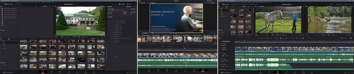 Editační program DaVinci Resolve byl jednou z atrakcí