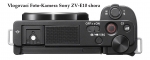 Vlogovací Foto-Kamera Sony ZV-E10 v detailu shora...
