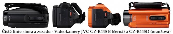 Vodotěsné VIDEOKAMERY JVC GZ-R445D/B jsou IN...